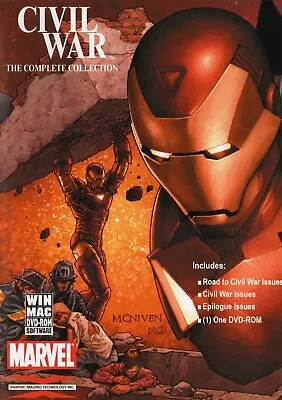 Marvel CIVIL WAR Comics Complete Collection 203 Issues On DVD-ROM GENUINE RETAIL • $107.96