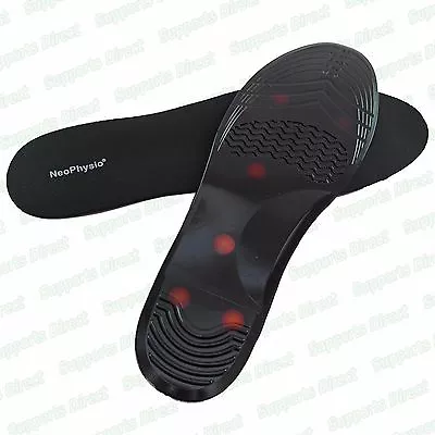 Magnetic Therapy Gel Replacement Shoe Insoles Bio Inserts Neuropathy Foot Pain • £7.55