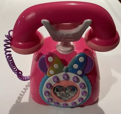 Disney Minnie Mouse  Pink Telephone Happy Helpers Talking Phone • $0.99