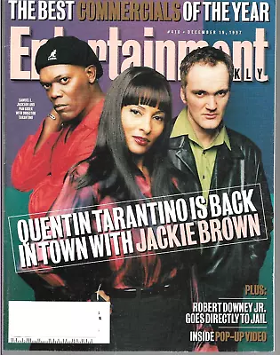 QUENTIN TARANTINO - Entertainment Weekly  - Dec 19 1997 - LIKE NEW • $15