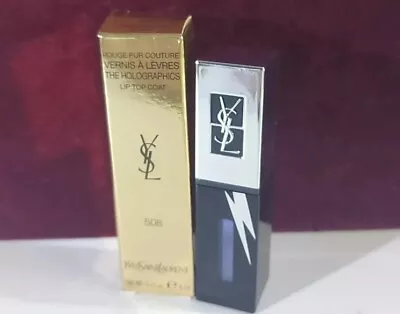  Yves Saint Laurent Vernis A Levres The Holographics Glossy Stain 508 Holo Black • £15.99