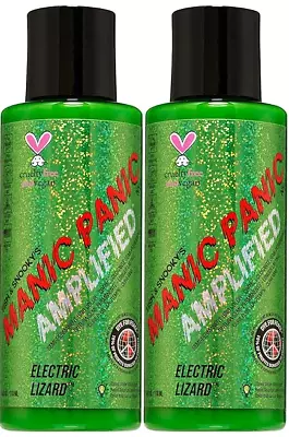 Manic Panic AMPLIFIED Semi Permanent Hair Dye Cream Electric Lizard - 4 Fl Oz • $19.99