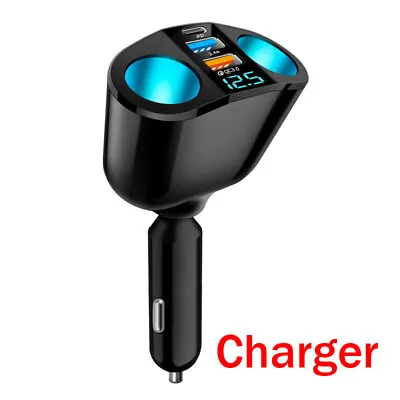 Dual USB Car Cigarette Lighter Socket Splitter Power Adapter Charger Outlet 12V • $7.48
