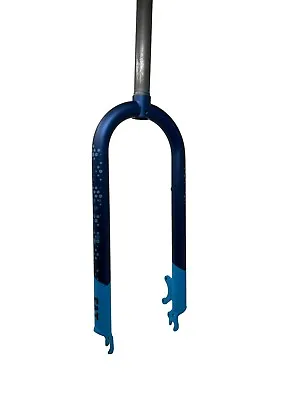 FAT 26  Fat Bike Fork - IS Disc Brake - 1 1/8  Steerer - Blue - Marked • £34.99