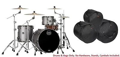 Mapex Saturn Evolution Hybrid Gun Metal Lacquer Drums 22x1612x816x16 | Dealer • $2159