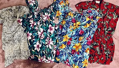 Vintage Clothing LOT Dress Hawaiian 70s 80s Dresses Retro Groovy Mod Mid Century • $24.99