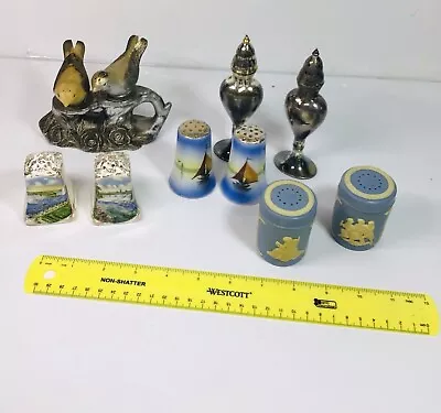 Vintage Salt And Pepper Shakers Lot Of 5 Sets • $19.70