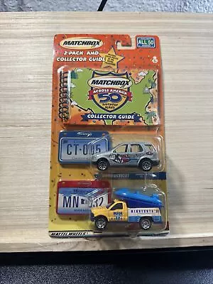 Matchbox Across America 2-Pack And Collector Guide Connecticut & Minnesota • $15