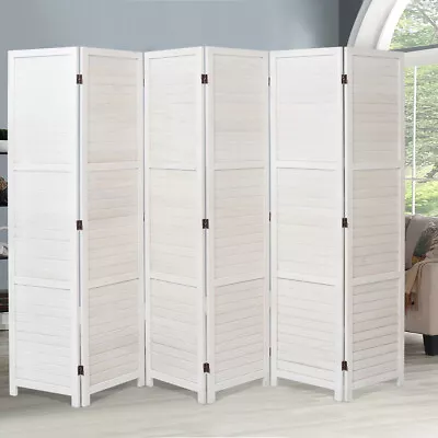 3/4/6*Panel Wood Folding Privacy Screen Room Divider Screen Partition Furniture • £74.99