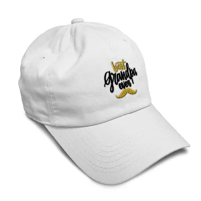 Soft Women Baseball Cap Best Grandpa Ever Mustache A Embroidery Dad Hats For Men • $23.99