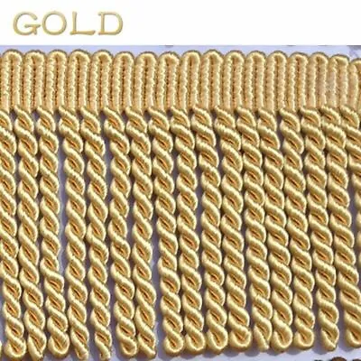 11M Twisted Rope Tassel Trim Bullion Fringe DIY Sofa Bedding Braided Upholstery • $68.60