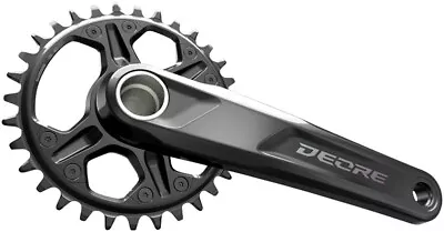 Shimano Deore FC-M6120-1 Crankset - 175mm 12-Speed 32t Black • $78.18