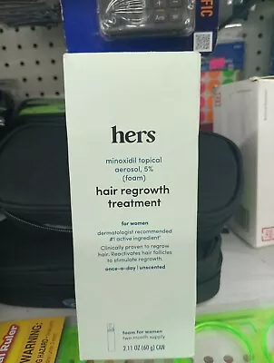 Hers Topical Hair Regrowth Treatment Foam For Women 2.11oz EXP 09/23 NEW SEALED • $16.99