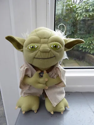 Star Wars Talking Yoda Soft Toy-size 9  Tall-lucasfilm Underground Toys 2012 • £5.99