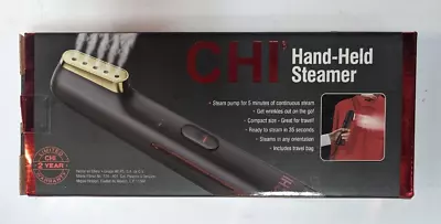 CHI 120V Corded Hand-Held Fabrice Steamer 11580F Black/Gray BRAND NEW • $37.15