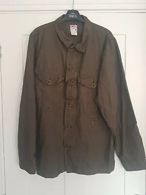 £56 • Buy IMMACULATE PRPS Khaki Green Military Style Overshirt Jacket. Size Large