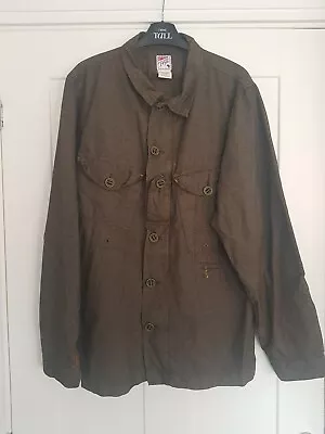 £56 • Buy IMMACULATE PRPS Khaki Green Military Style Overshirt Jacket. Size Large
