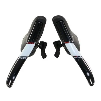 MicroSHIFT CENTOS 11 SB-R512B Road Bike STI Shifters 2 X 11 Speed  Black • $195