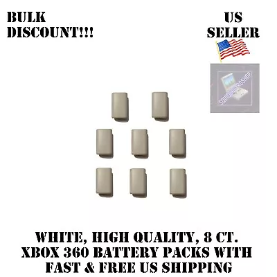 8x White Battery Replacement For Xbox 360 Controller Case Shell Pack Cover US • $9.59