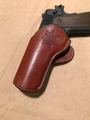 Vintage Bianchi LH Holster For 5  Colt 1911 Chapman Hi Ride Strong / Crossdraw • $100