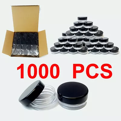 1000pcs 5 Gram High Quality Jar Cosmetic Makeup Cream Container Jewelry 5g 5ml • $106.99