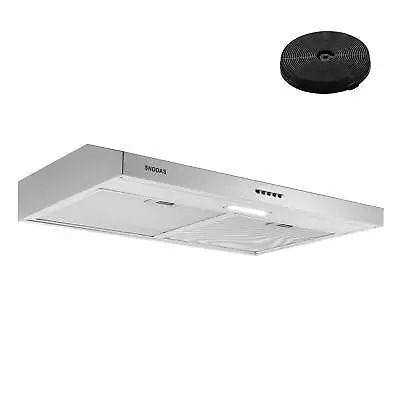 Under Cabinet Range Hood 30in Cooker Extractor Hood Stainless Steel Kitchen Vent • $98.99