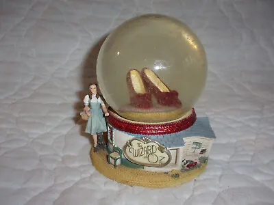 £38.69 • Buy Wizard Of Oz Ruby Red Slippers Dorothy Toto Snow Globe Music Box Judy Garland