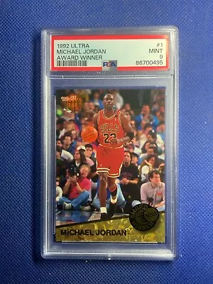 1992 Fleer Ultra Award Winner Michael Jordan HOF PSA 9 - Rare Card!*Just Graded* • $45