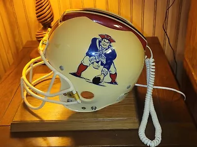 Vintage RARE New England Patriots Full Size Riddell Football Helmet Phone NFL • $228.50