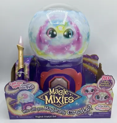 Magic Mixies Magical Misting Crystal Ball With Interactive 8 Inch Pink Plush Toy • $59.46