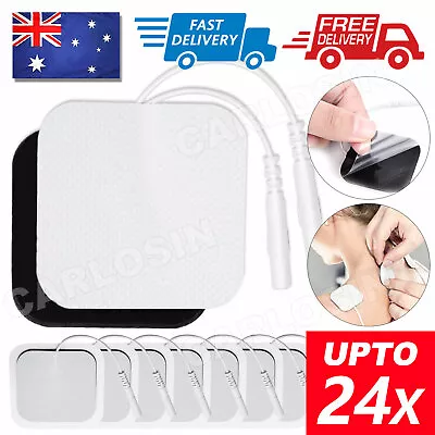 12/24PCS TENS Machine Massagers Replacement Electrode Pads Self-Adhesive 5*5cm • $6.85