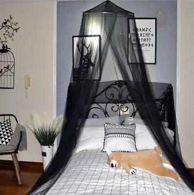 Mosquito Net Bed Canopy Curtain Mosquito Net Or Frame Single Double King Hot UK • £10.09