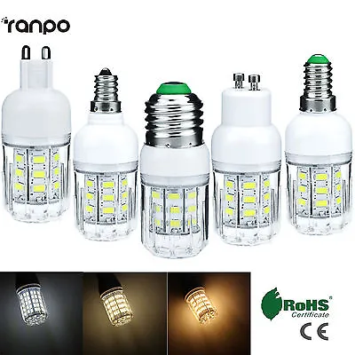 E27 B22 E14 G9 GU10 B22 7W LED Corn Bulb 12V 24V 220V Light 5730SMD Bright Lamps • $10.25