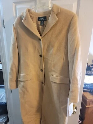 $799 • Buy Vintage Lauren Ralph Lauren Nwt Camel Hair Coat Jacket 12. 399 (In The 90s) RARE
