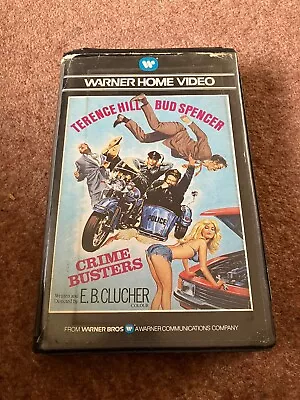 Crime Busters - Warner - Pre Cert - VHS • £4.99