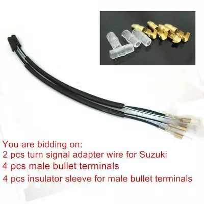 $14.99 • Buy Suzuki Turn Signal Wire Adapter Plug For Intruder Volusia 800 Boulevard C50 C50T
