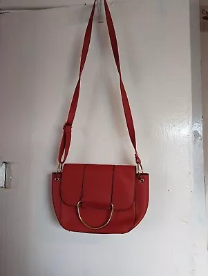 Matalan Red Shoulder Bag In Vgc • £4.99