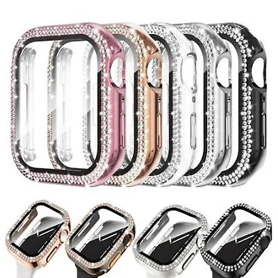 For Apple Watch Series 9/8/7/6/5/4/3/SE Diamond Bling Case Iwatch 41/45mm Cover • $3.99