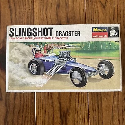 Vintage Monogram Slingshot Dragster Model Kit PC112 1/24 Scale ~ Open Box ~ • $19.99