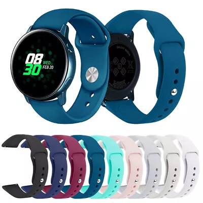 For Samsung Galaxy Watch Active 2/1 Replacement Silicone Sport Wrist Band Strap • $13.88