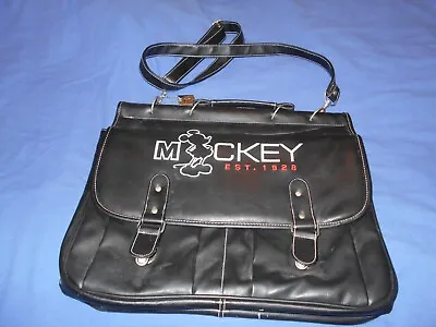 NEW Vintage Disney Mickey Mouse  Multi-Pocket Latching Briefcase / Laptop Case • $99