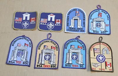 8 1989-1995 B.S.A International Peace Arch Patches Boy Scouts • $12