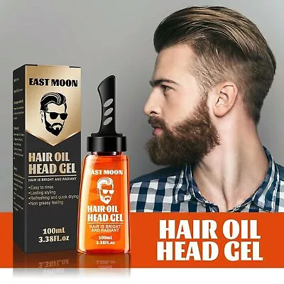 2 In 1 Hair Wax Gel With Comb Long Lasting Men'S Hair Styling Gel Tool Hair UK • £6.29