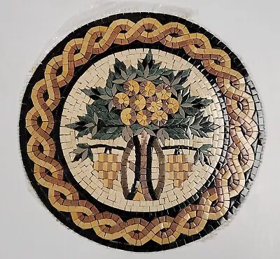 TREE OF LIFE Marble Mosaic Tile Round MEDALLION 13  Floor/Backsplash • $125