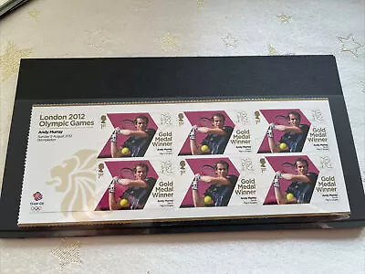 £5.99 • Buy London 2012 Olympic Games Gold Medal Winners Mini Sheet  ANDY MURRAY