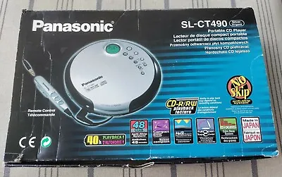 Boxed Panasonic SL-CT490 Personal CD Player With Mains • £79.99
