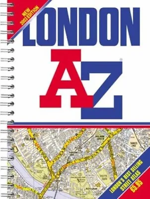 A-Z London Street Atlas (Street Maps & Atlases) Spiral Bound Book The Cheap Fast • £3.95