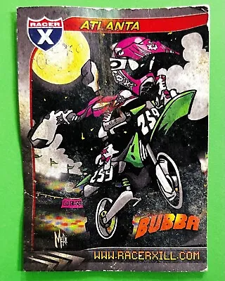 RARE 2004 Racer X Illustrated JAMES BUBBA STEWART #259 Card Supercross MX Legend • $125