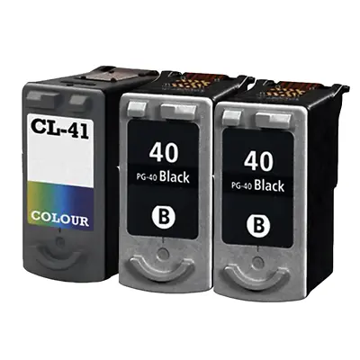 3 Ink Cartridge For Canon 450 MP150 MP160 MP170 Pixma IP1200 IP1300 PG40 CL41 • £29.99