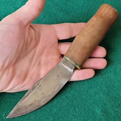 Old Vintage Antique Marbles Gladstone Woodcraft? Fixed Blade Hunting Knife • $19.99